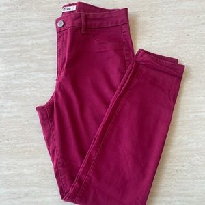 ( 3 for $18) Refuge Magenta Jeans